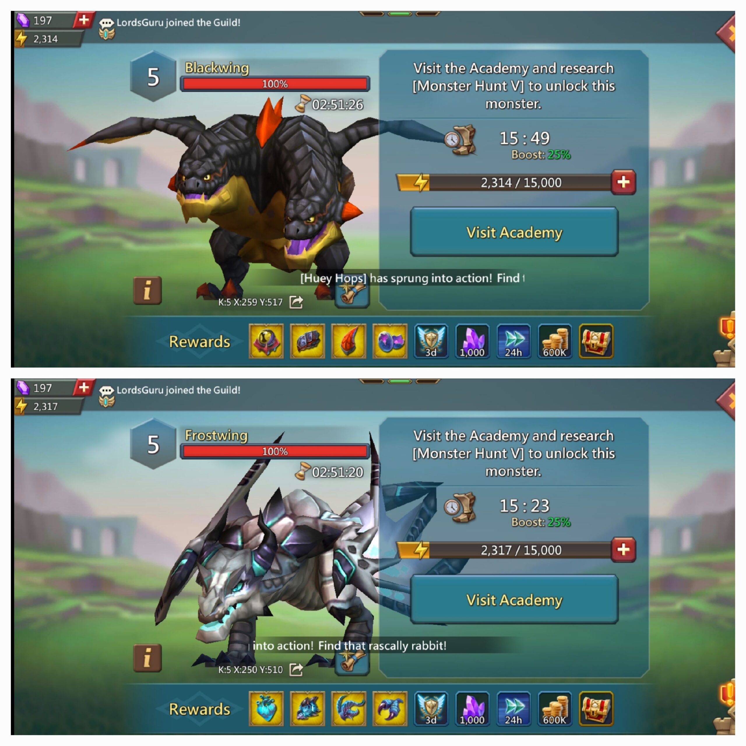 20 May 2024 Lords Mobile Tomorrow Packs and Monsters